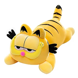 45-60cm Yellow Garfield Cartoon Cat Pillow Plush