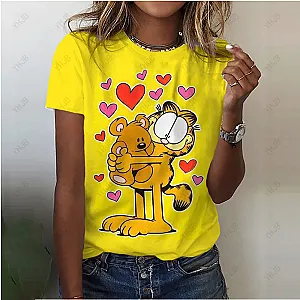 The Garfield Show Cartoon Japanese Style T-Shirt