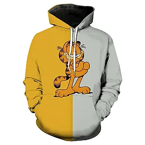 Cute Garfield Cat Long Sleeve Hoodies