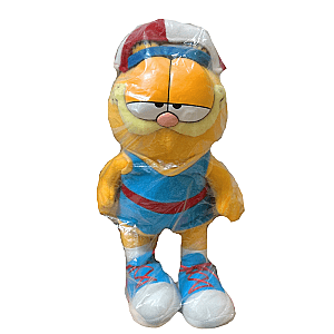 26 cm Blue-Shirt Yellow Garfield Stuffed Toy