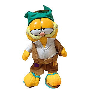 32 cm Brown Shirt Yellow Garfield Stuffed Toy