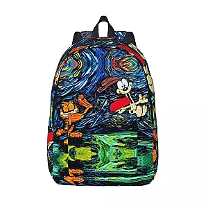 Garfields Cat Kick Cartoon Backpacks