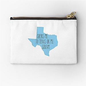 Garrett Watts - Cheers to Texas Zipper Pouch