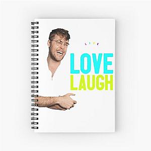 Garrett Watts sticker Spiral Notebook