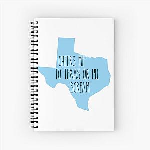 Garrett Watts - Cheers to Texas Spiral Notebook