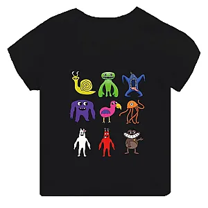 Hot Game Garten of Banban Print 9 Characters T Shirts