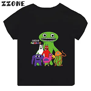 Hot Game Garten of Banban Print Cartoon Kids T-shirt