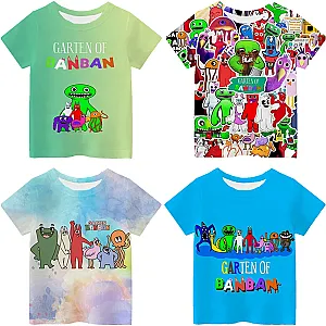 Garten Of Banban Game Garden Cartoon O-Neck T-shirt