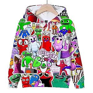 Game Garten Of BanBan Garden Cartoon Pullover Hoodies