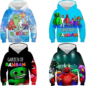 Garten Of BanBan Game Cartoon Pullover Hoodies