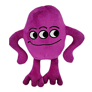 24cm Purple Three-Eye Monster Garten Of Banban Characters Plush