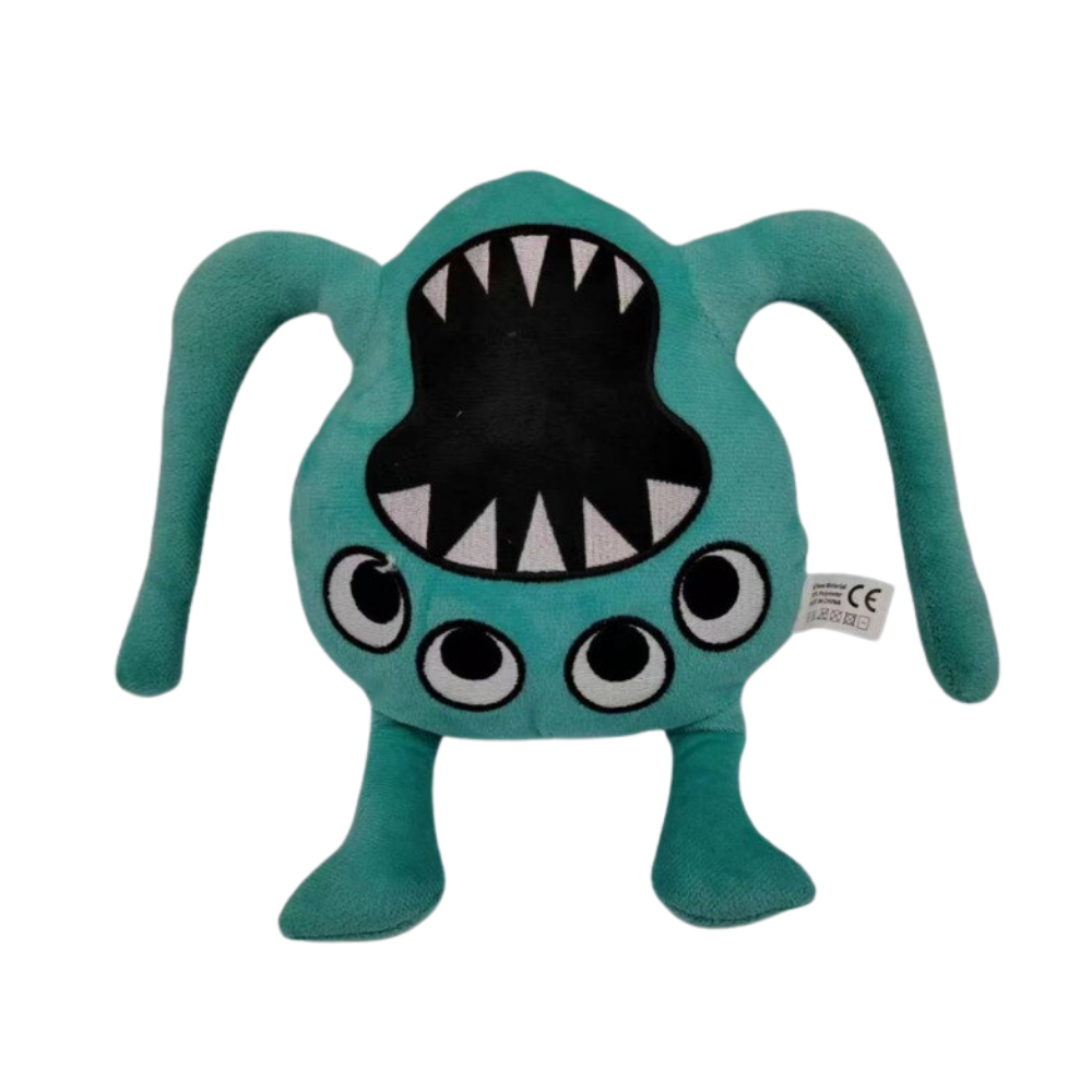 20cm Green Four-Eye Big Mouth Monster Garten Of Banban Characters Plush ...