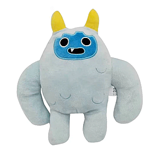 24cm Blue White Yeti Monster Garten Of Banban Characters Plush