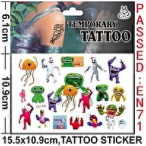 Garten of Banban Game Tattoos Stickers