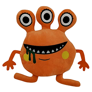 20cm Orange Three-Eyed Frog Monster Garten Of Banban Characters Plush