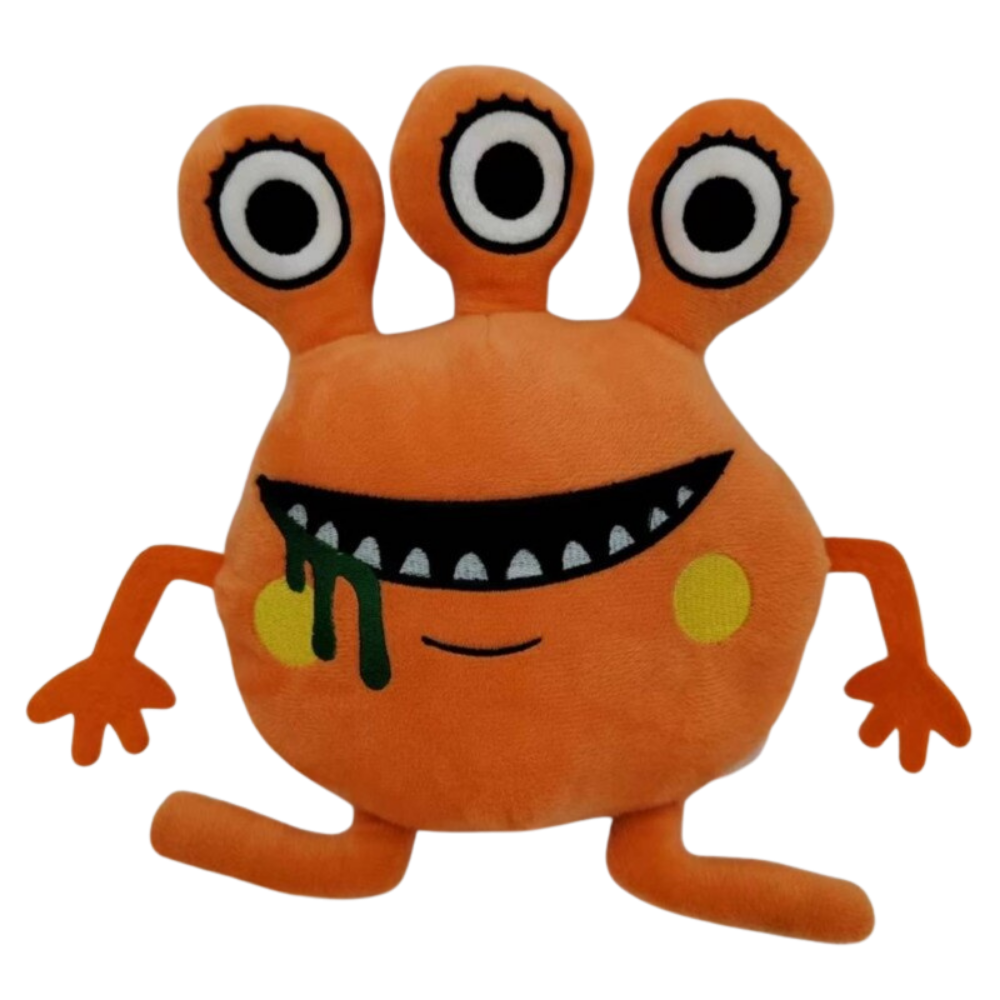 20cm Orange Three-Eyed Frog Monster Garten Of Banban Characters Plush ...