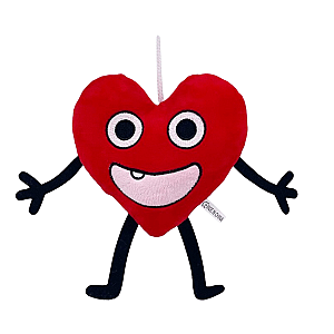 20cm Red Love Heart Monster Garten Of Banban Characters Plush