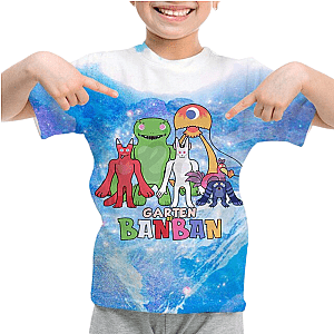 Garten Of BanBan Game Characters Kids T-shirt