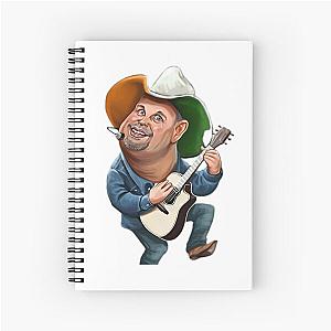 Garth Brooks Art Spiral Notebook