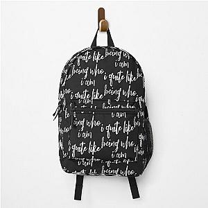 Gary Barlow I like being who I am Backpack