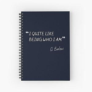I Like Being Who I Am - Gary Barlow Inspired Quote Notebook