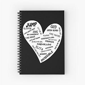Gary Barlow Black Spiral Notebook