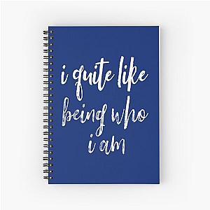 Gary Barlow I like being who I am. Spiral Notebook