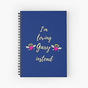 I Loving Gary Barlow Is My Angel Edition Fitted V Neck Spiral Notebook