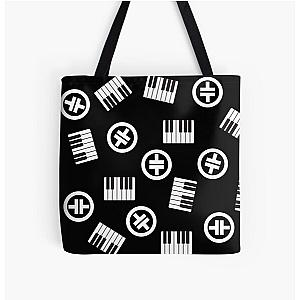 Take That Pattern Gary Barlow Inspired All Over Print Tote Bag