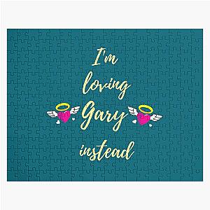 I Loving Gary Barlow Is My Angel Edition Fitted V Neck Jigsaw Puzzle