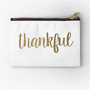 Thankful Gold - Garyvee T-Shirt Zipper Pouch