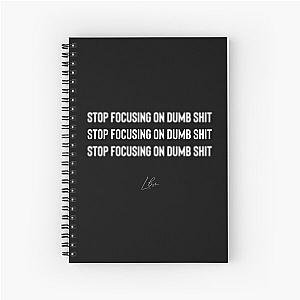 Garyvee Stop focusing on dumb shit Spiral Notebook