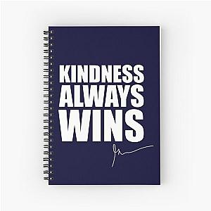 Kindness always wins - Garyvee Spiral Notebook