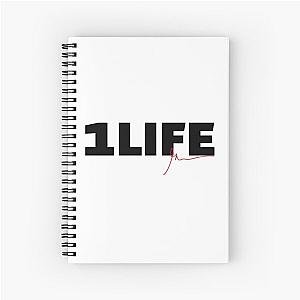 One Life (Black) - Garyvee Spiral Notebook