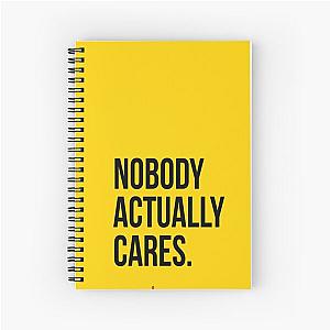 Nobody Actually Cares - Garyvee Spiral Notebook