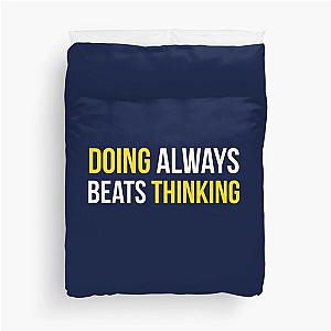 Doing Always Beats Thinking - Garyvee T-Shirt Duvet Cover