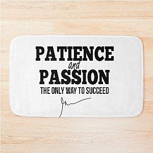 Patience and passion (Black) - Garyvee Bath Mat