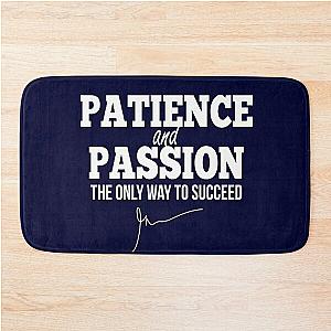 Patience and passion (White) - Garyvee Bath Mat