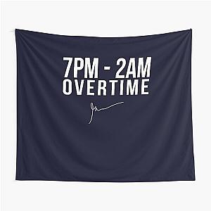 7PM - 2AM Overtime - Garyvee Tapestry