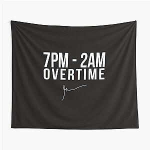 7PM - 2AM Overtime - Garyvee Tapestry