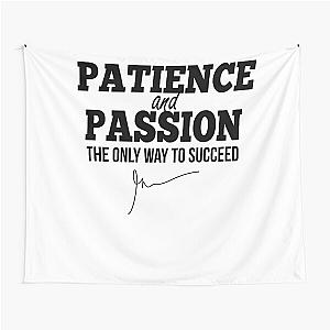 Patience and passion (Black) - Garyvee Tapestry