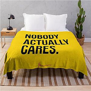 Nobody Actually Cares - Garyvee Throw Blanket