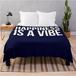 Happiness is a vibe - Garyvee Throw Blanket