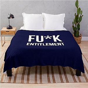 Fuck Entitlement - Garyvee T-Shirt Throw Blanket