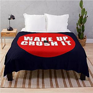 Wakeup & Crush it - Garyvee T-Shirt Throw Blanket