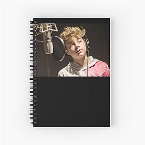 Gavin Magnus singer Spiral Notebook