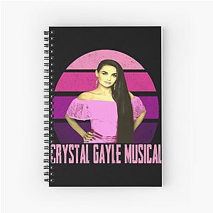 Crystal Gayle Musical Spiral Notebook