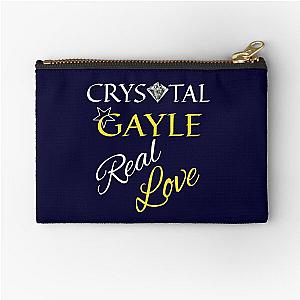 THE BEAUTIFUL - CRYSTAL GAYLE - REAL LOVE. Zipper Pouch