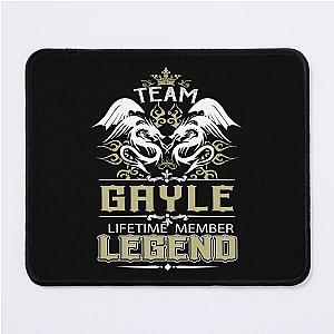 Gayle Name T Shirt - Gayle Dragon Lifetime Member Legend Gift Item Tee Mouse Pad