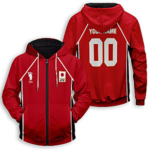 Haikyuu Hoodies - Personalized Haikyuu National Team Unisex Zipped Hoodie FH0709